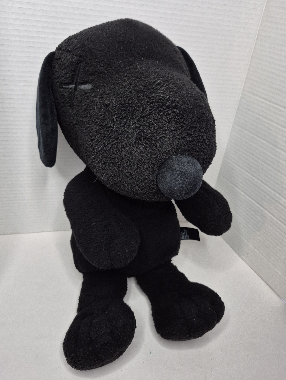 Snoopy Peanuts Black Uniqlo Kaws Plush Large Stuffed Toy Doll Japan 22in